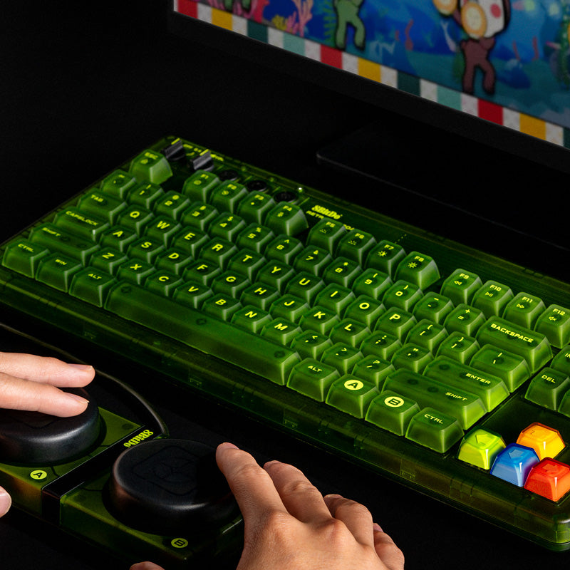 8BitDo Retro 87 Mechanical Keyboard - Xbox Edition