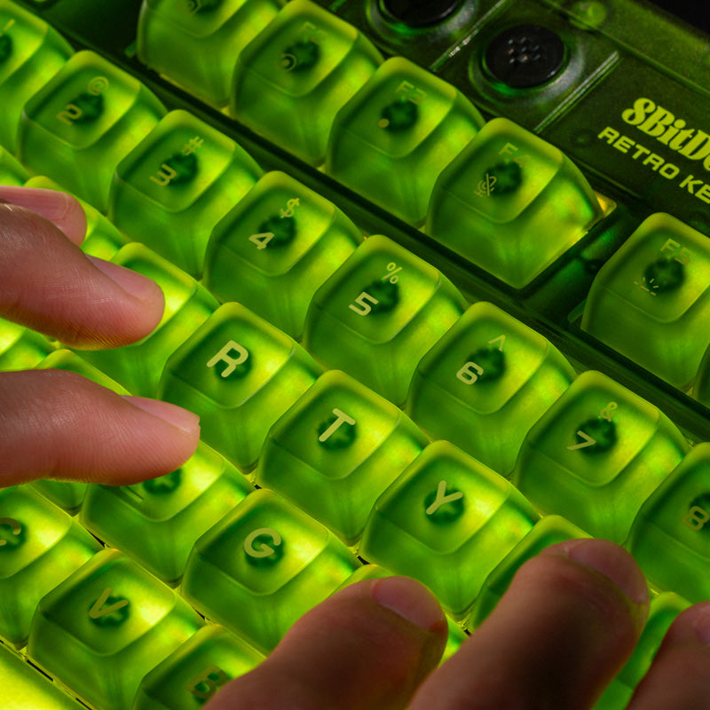 8BitDo Retro 87 Mechanical Keyboard - Xbox Edition