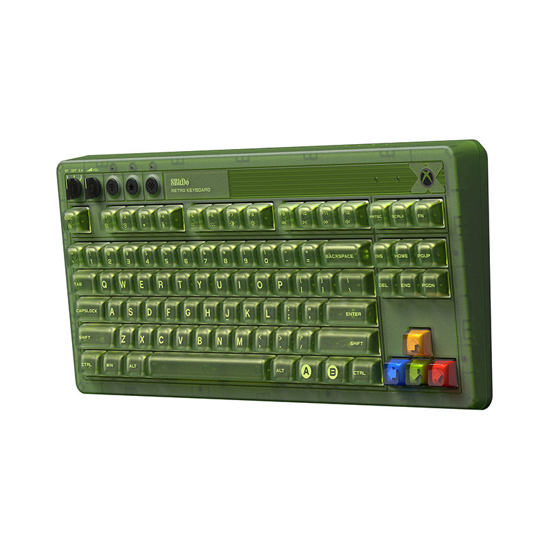 8BitDo Retro 87 Mechanical Keyboard - Xbox Edition