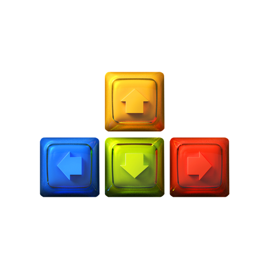 8BitDo Double-Layered Crystal Arrow Keycaps