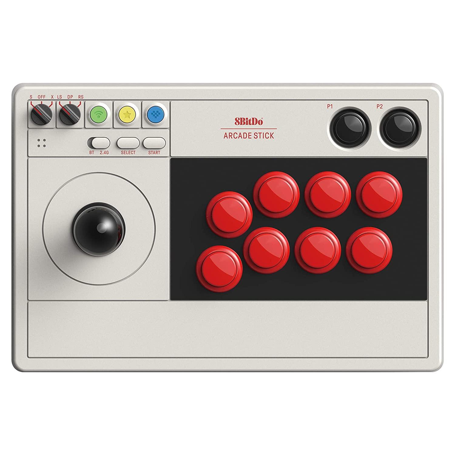 8BitDo Arcade Stick for Switch and Windows, Wireless Bluetooth and Wired Connection Supported - 8bitdo