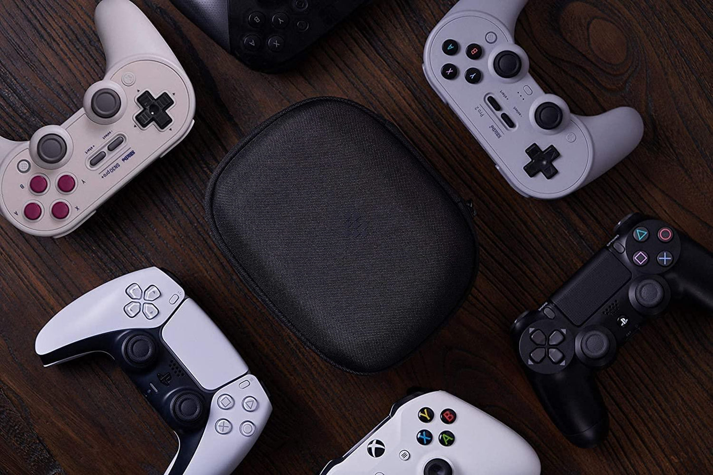 8Bitdo Classic Controller Travel Case for Sn30 Pro+ & Pro 2 Controllers, Switch Pro, PS5, PS4, Xbox One Controller and More - 8bitdo