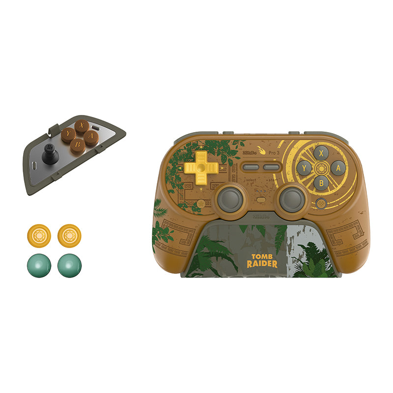 8BitDo Pro 3 Bluetooth Gamepad - Tomb Raider 30th Anniversary Edition (Ships on Oct 24. 2026)