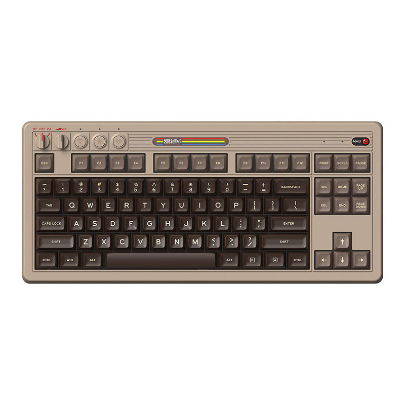 8BitDo Retro Mechanical Keyboard (C64 edition, ships on May 28th, 2024