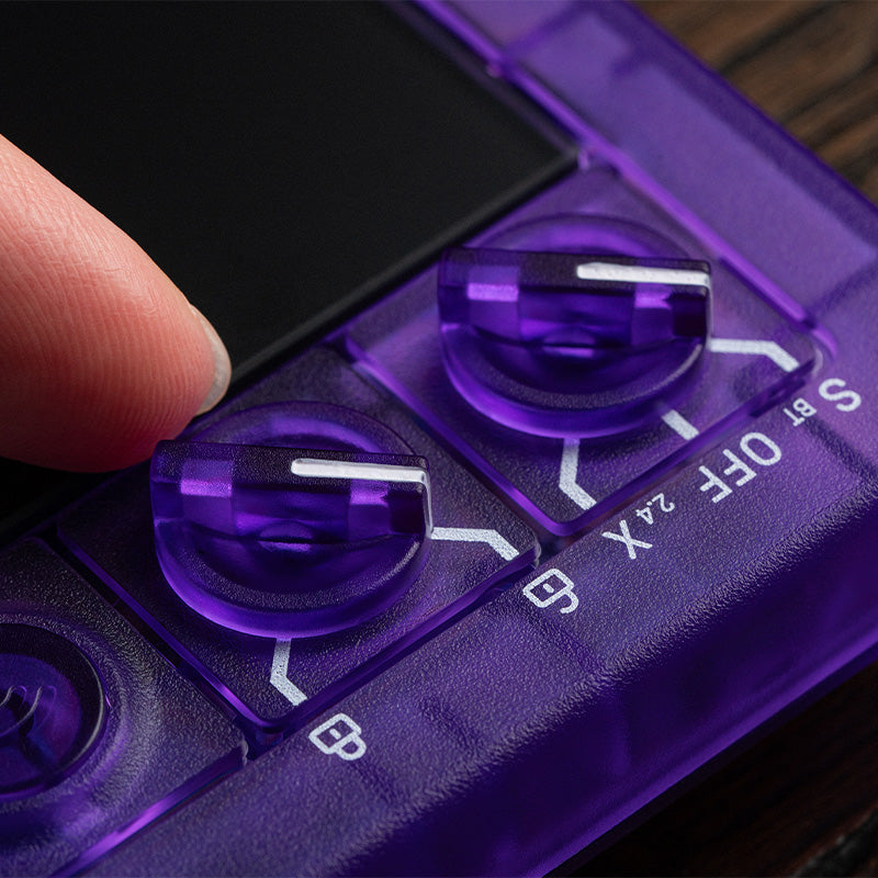 8BitDo Arcade Controller - Transparent Purple Signature Edition (Ships on Jan 31th 2026)
