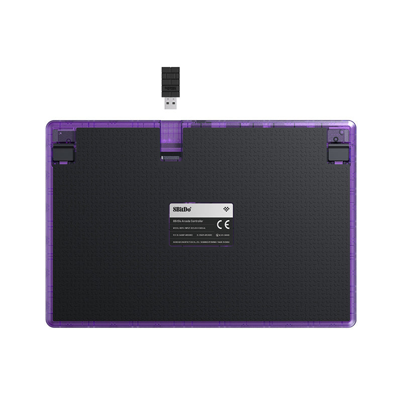 8BitDo Arcade Controller - Transparent Purple Signature Edition (Ships on Jan 31th 2026)