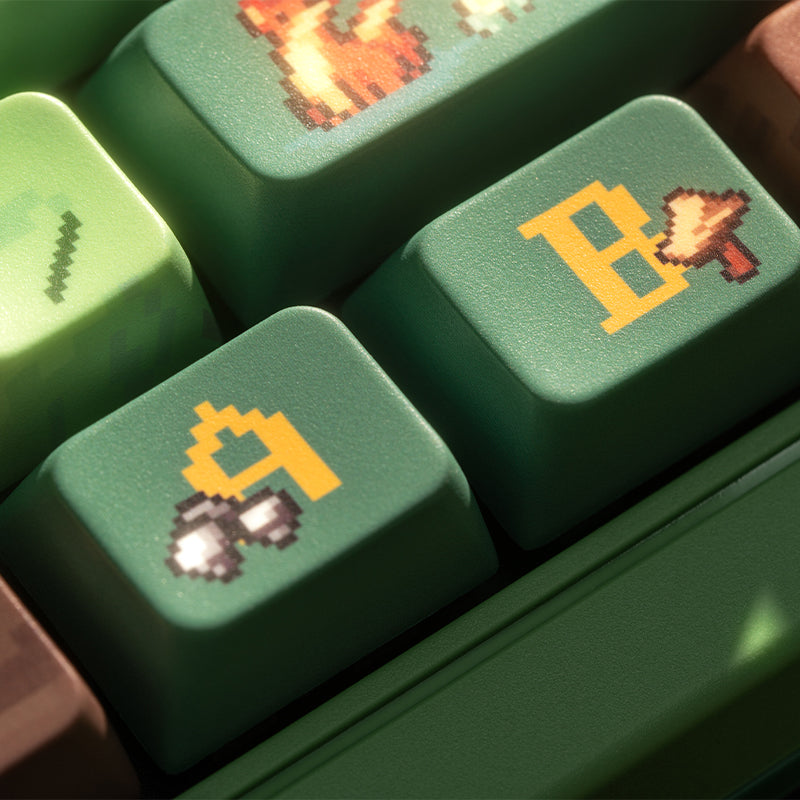 8BitDo Retro 87 Mechanical Keyboard - Forest Wonder