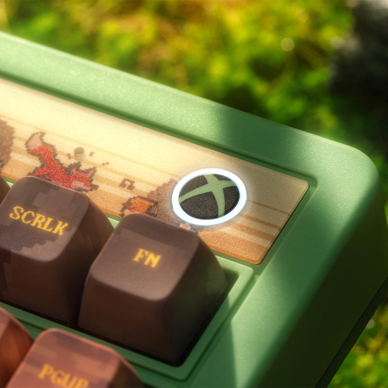 8BitDo Retro 87 Mechanical Keyboard - Forest Wonder