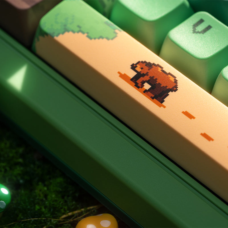 8BitDo Retro 87 Mechanical Keyboard - Forest Wonder