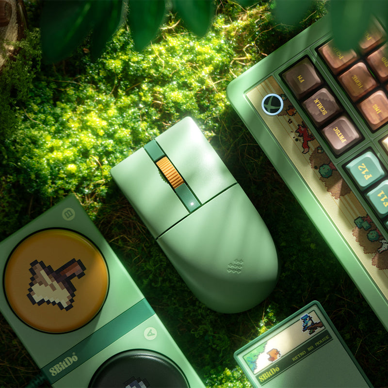 8BitDo Retro 87 Mechanical Keyboard - Forest Wonder