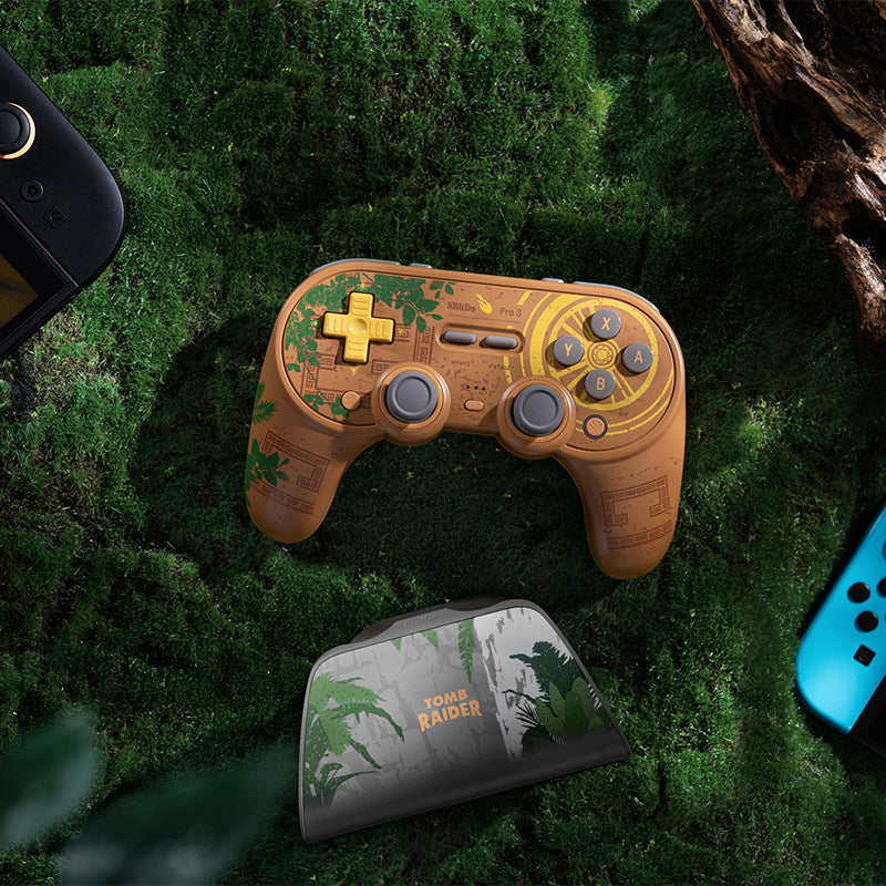 8BitDo Pro 3 Bluetooth Gamepad - Tomb Raider 30th Anniversary Edition (Ships on Oct 24. 2026)