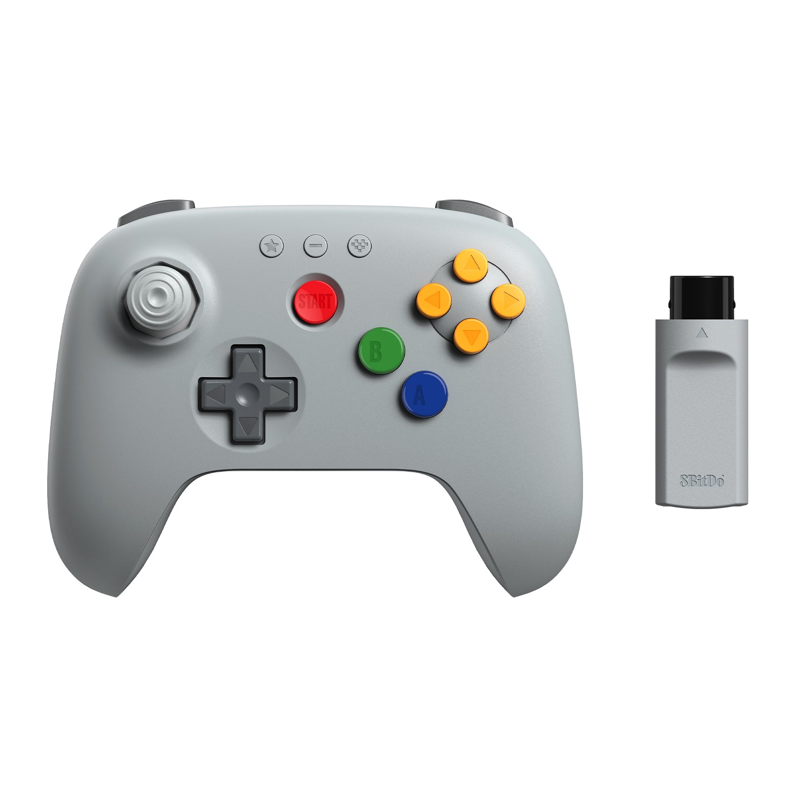 8BitDo 64 2.4G Wireless Controller Classic Grey