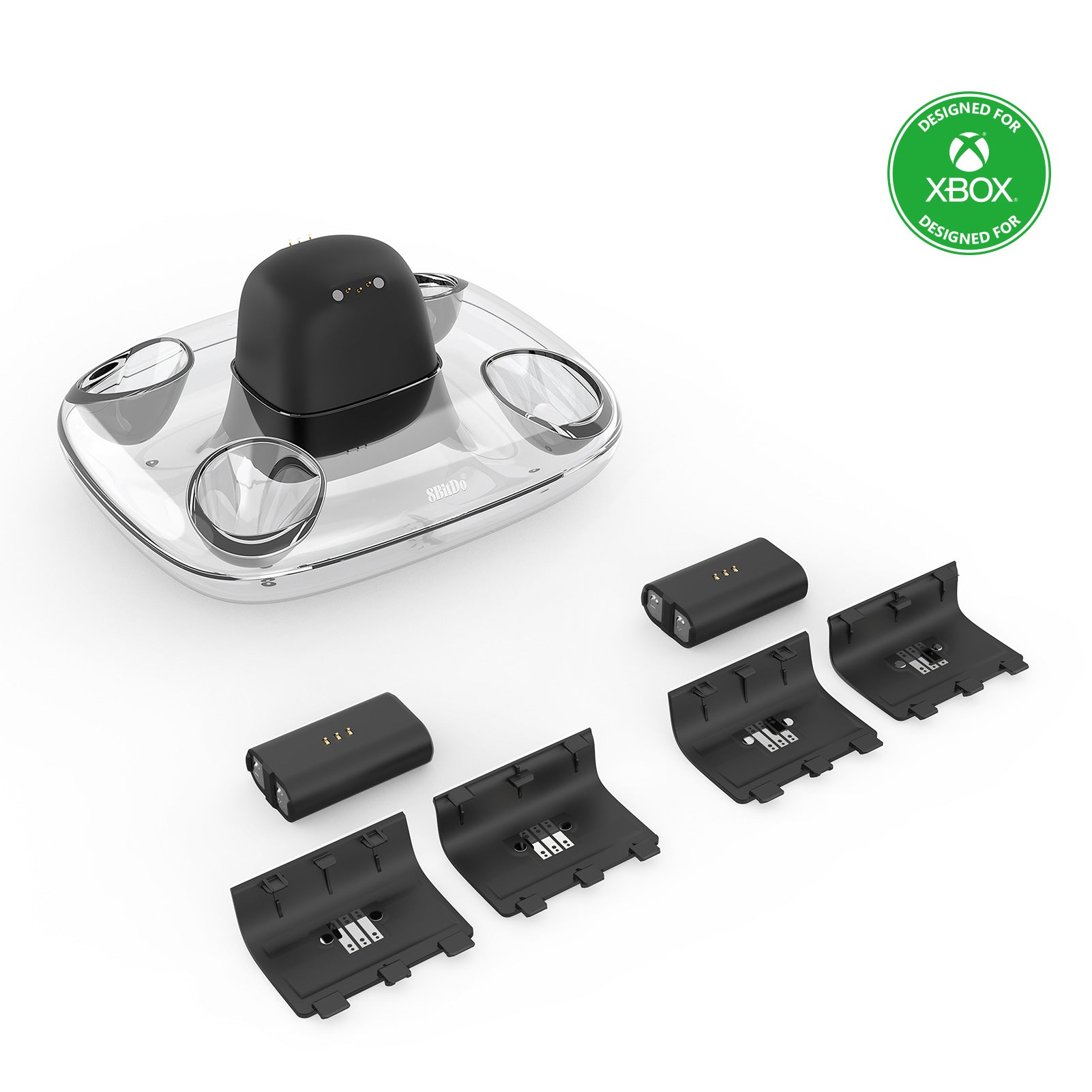 Xbox One Controller Charging Dock With 2x 2800mAh Rechargeable Battery Packs