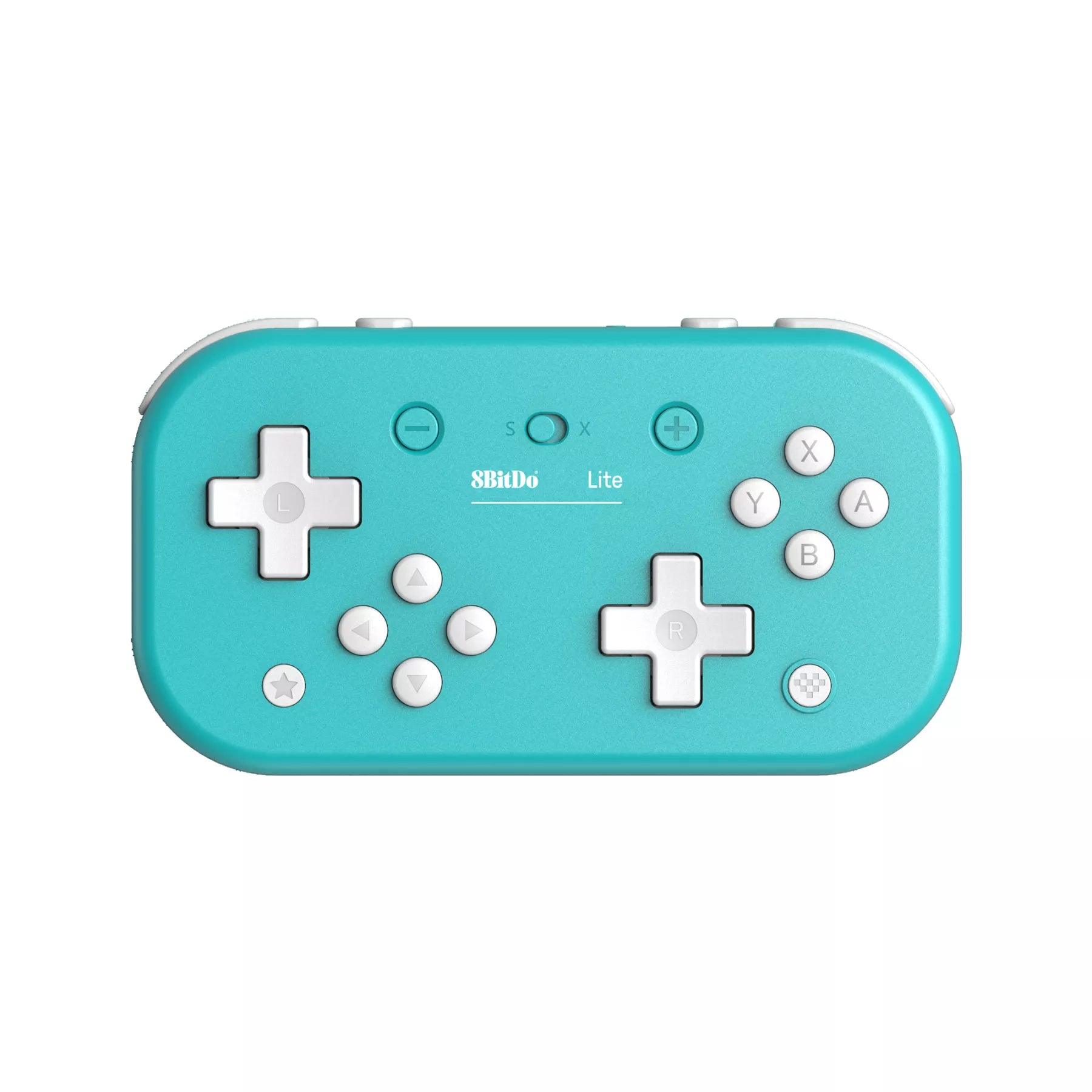 8BitDo Lite Turquoise Manette Bluetooth pour Switch Lite, Switch et Windows  - Nintendo